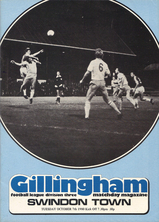 <b>Tuesday, October 7, 1980</b><br />vs. Gillingham (Away)